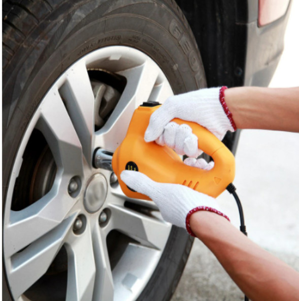 Set reparatii auto - Cric electric 12V si cheie de impact pentru jante