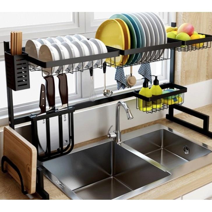 Suport scurgator de vase deasupra chiuvetei, 85 cm