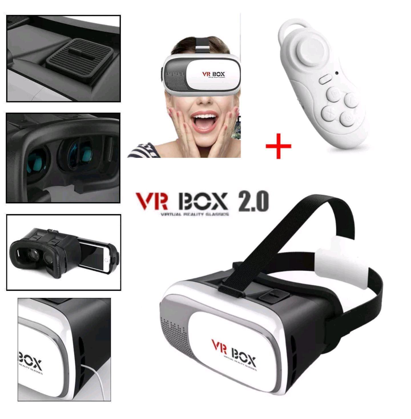 Ochelari realitate virtuala VR Box 2.0 + Maneta Bluetooth