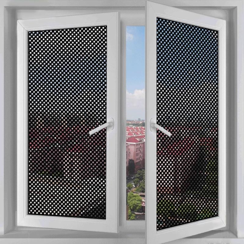 Autocolant geamuri, 60 x 300 cm, Negru