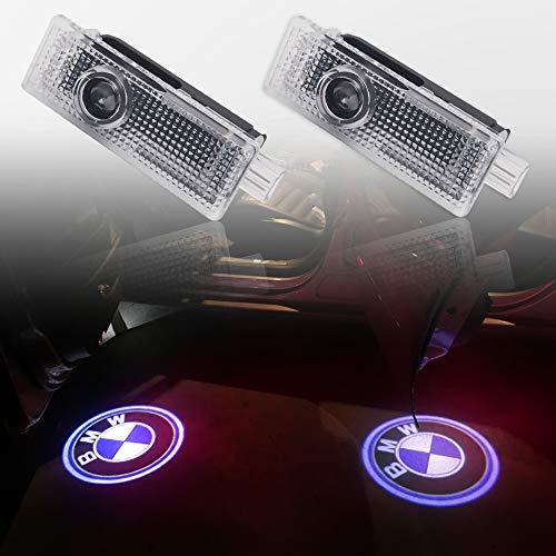 Set 2 holograme  pentru portiere, LED cu logo BMW