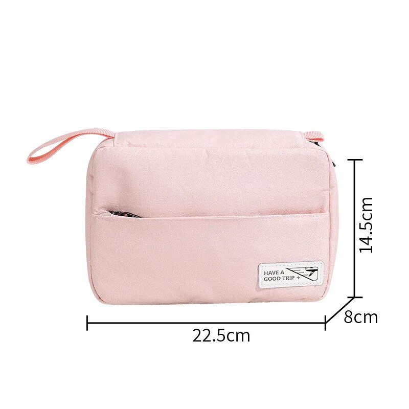 Portfard pliabil - geanta pentru cosmetice, Roz