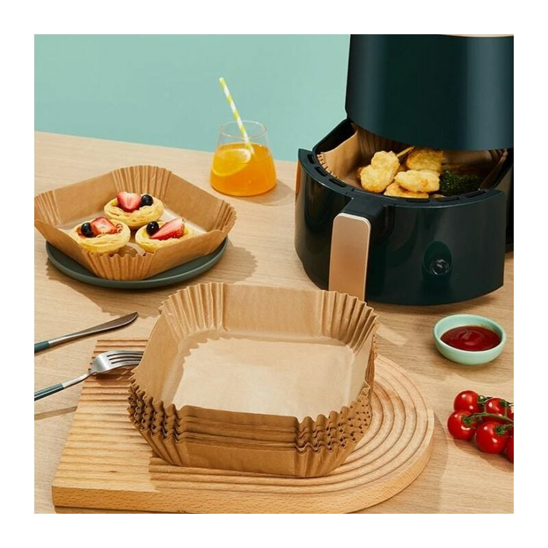 Set 50 hartii de copt pentru friteuza, 16 x 4.5 cm