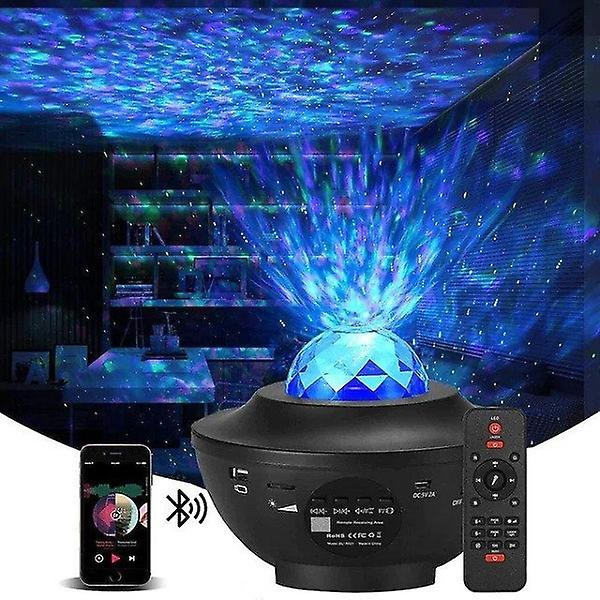 Proiector Star Galaxy LED, Difuzor Bluetooth