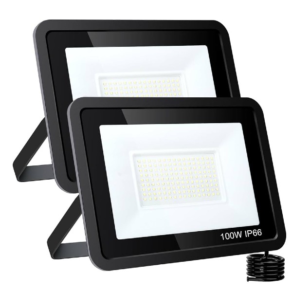 Set 2 x Proiector LED SMD 100 W, IP66, Flood Light