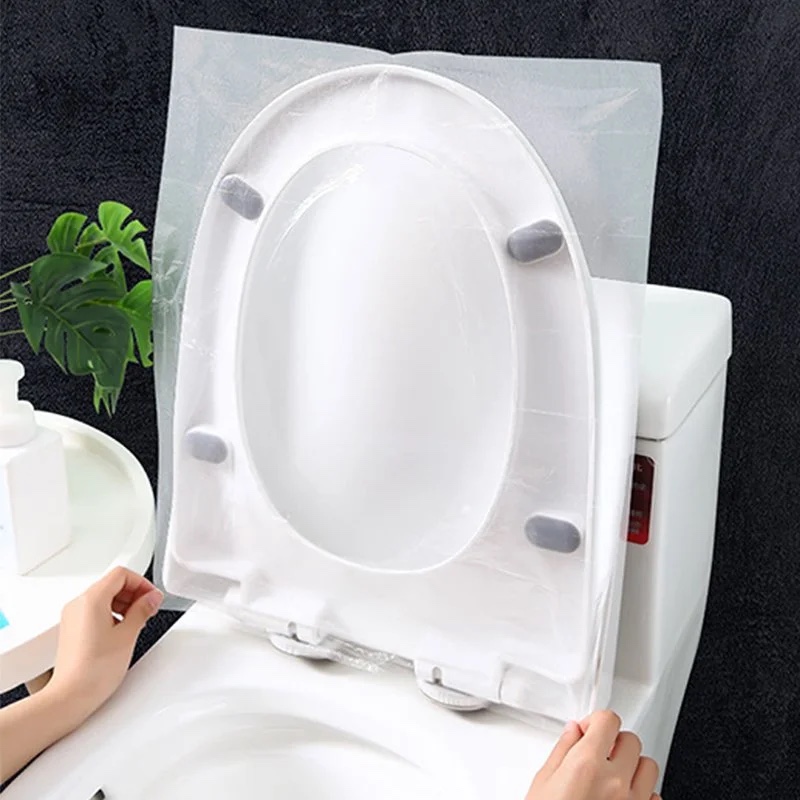 Set 100 de huse igienice pentru colac de toaleta
