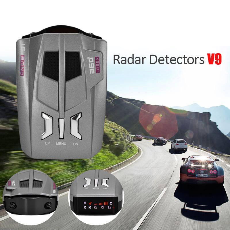 Detector de radar V9 cu 16 benzi si Display