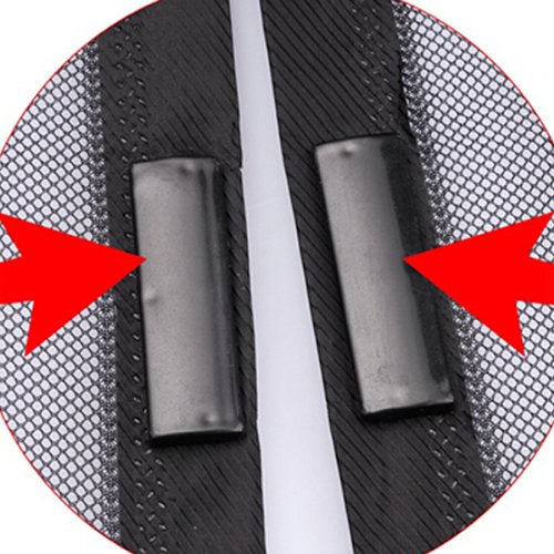 Perdea magnetica anti insecte - model cu flori. Dimensiuni 205 x 100 cm