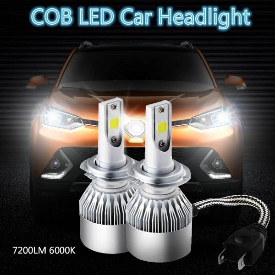Set 2 becuri auto LED C6 H1, 36 W, IP67, 7600 lumeni