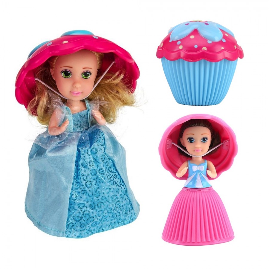 Set 4 papusi Cupcake pentru fetitele care iubesc briosele