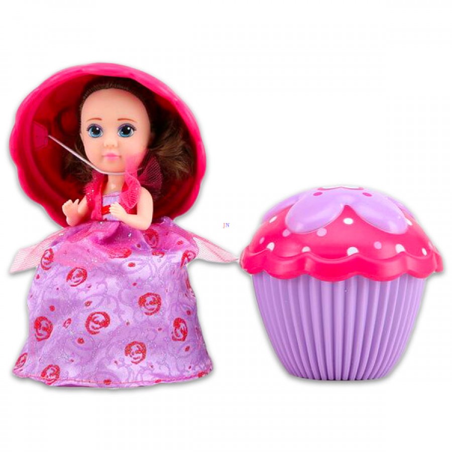 Set 4 papusi Cupcake pentru fetitele care iubesc briosele
