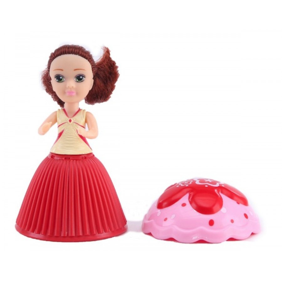 Set 4 papusi Cupcake pentru fetitele care iubesc briosele