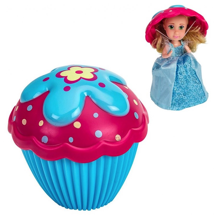 Set 4 papusi Cupcake pentru fetitele care iubesc briosele