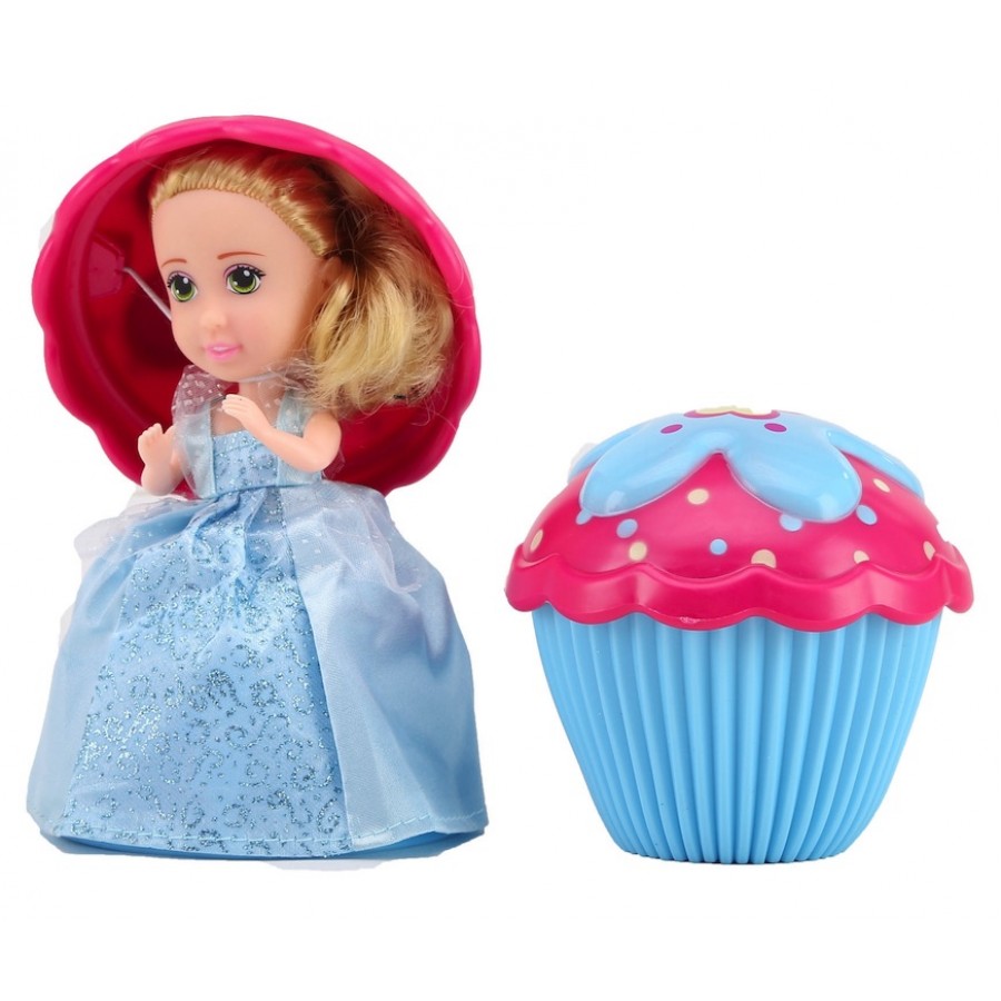 Set 4 papusi Cupcake pentru fetitele care iubesc briosele