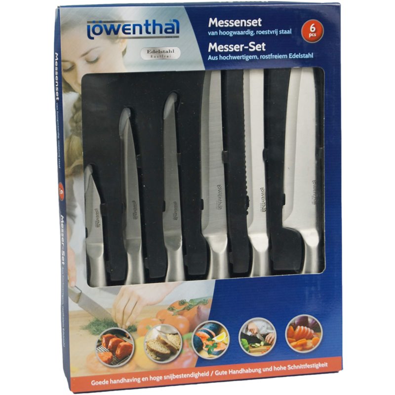 Set 6 cutite profesionale din inox, calitate germana - Lownthal
