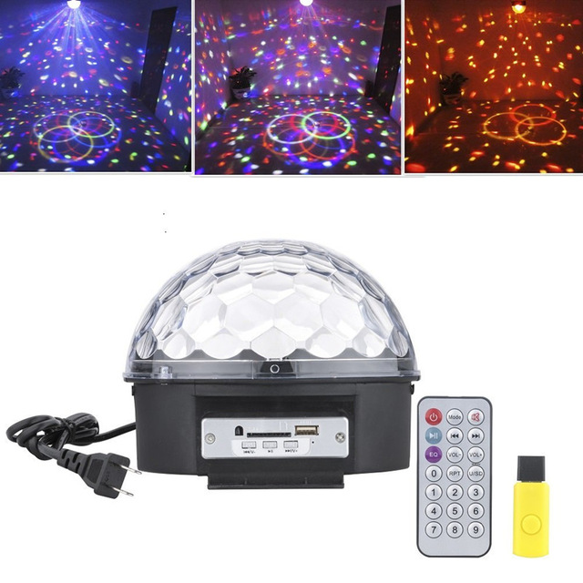 Proiector Disco Led cu telecomanda si Redare Audio MP3 + Stick cadou