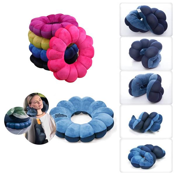 Set 2 perne modelabile pentru calatorii Total Pillow