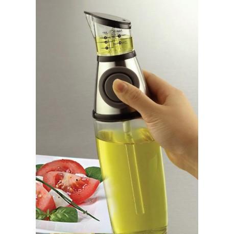 Dispenser din sticla pentru ulei si otet. Oliviera usor de utilizat.