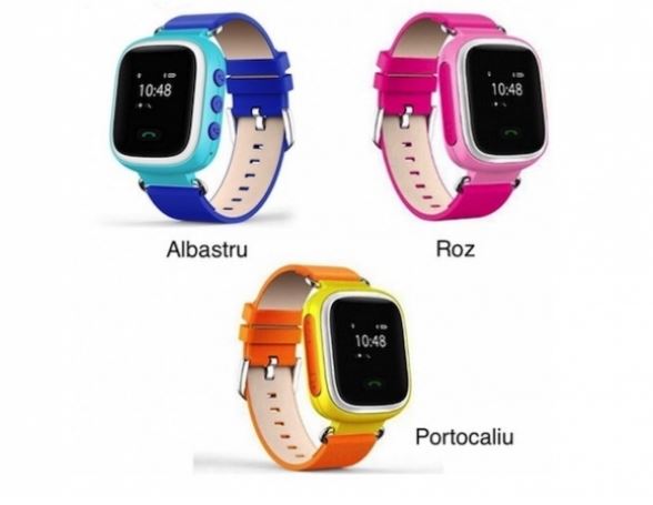 Smartwatch pentru copii cu SIM. Sistem GPS si functie de apel