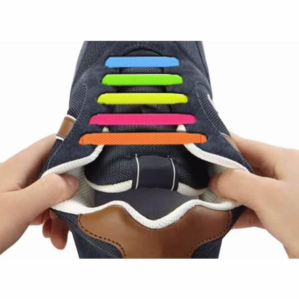 Set 16 sireturi multicolore elastice din silicon