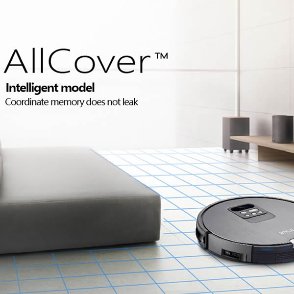 Robot Aspirator ILIFE Super Slim X750, Functie de Mop si 5 Moduri de lucru