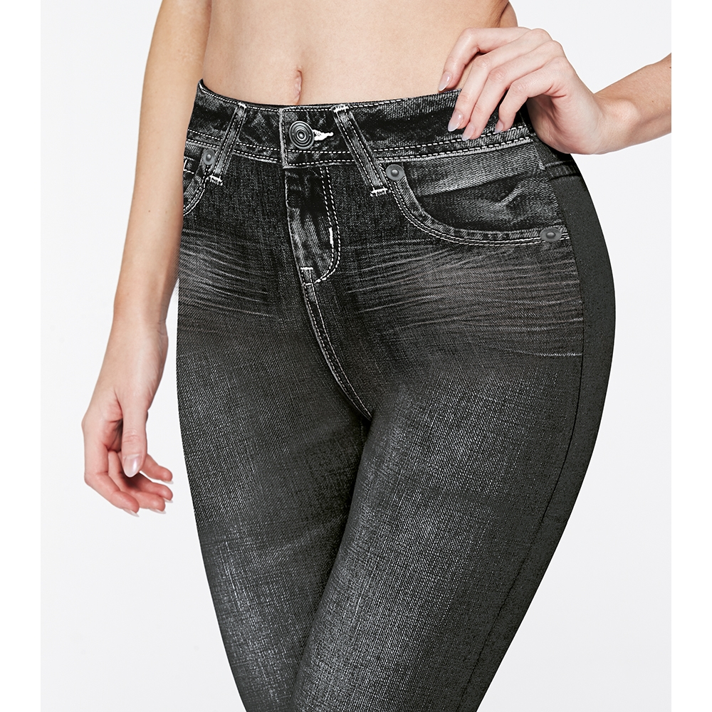 Colanti modelatori dama cu aspect de blugi Slim'n Lift