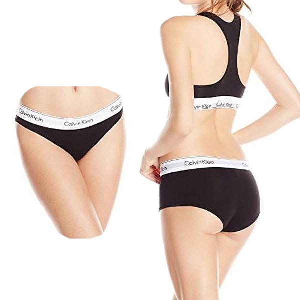 Set 3 piese lenjerie intima Calvin Klein. Culori disponibile: Negru si Rosu