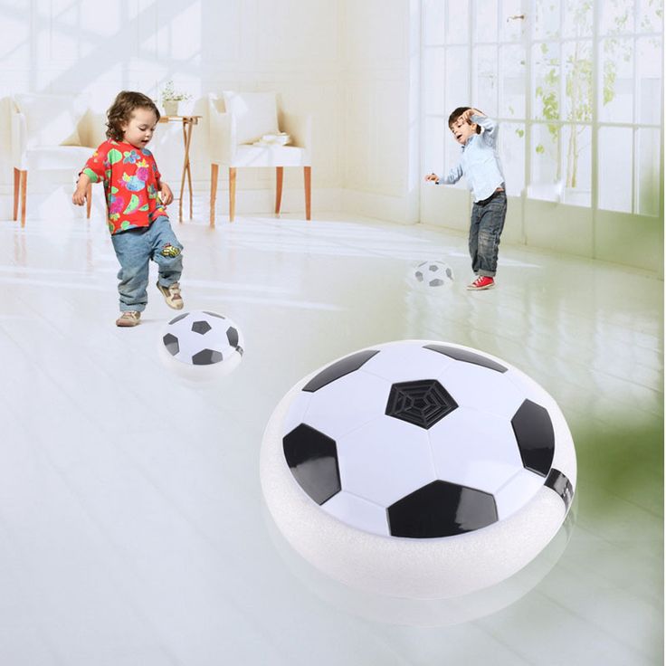 Minge de fotbal rotativa tip disc cu aer, muzica si lumini
