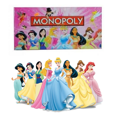 Joc de societate Monopoly cu printese Disney
