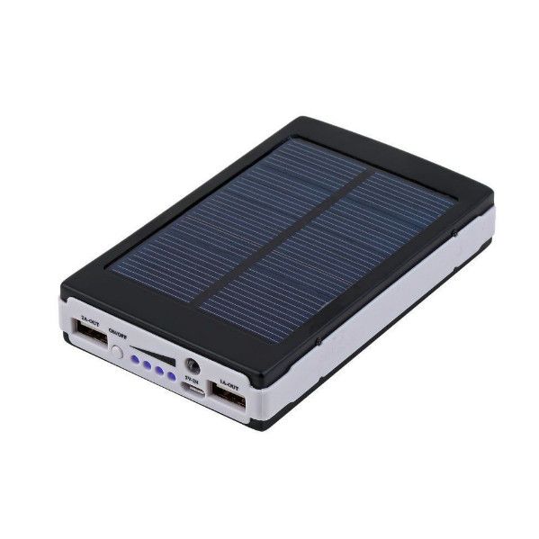 Baterie externa 20000 mAh - Incarcare solara + Lanterna