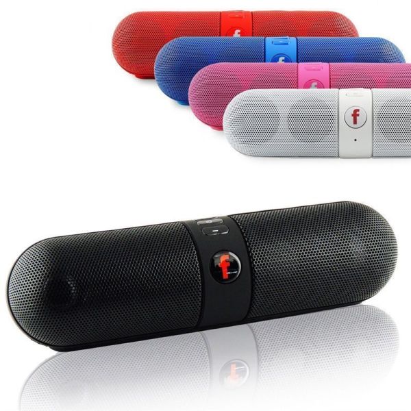 Boxa portabila cu 2 difuzoare, bluetooth, mp3 si radio FM