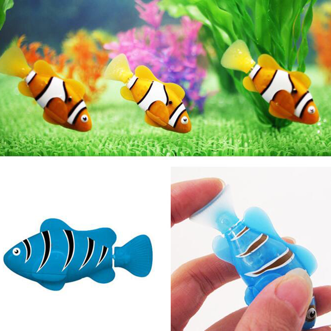 Set 3 / 5 / 10 Pestisori Robo Fish pentru copii