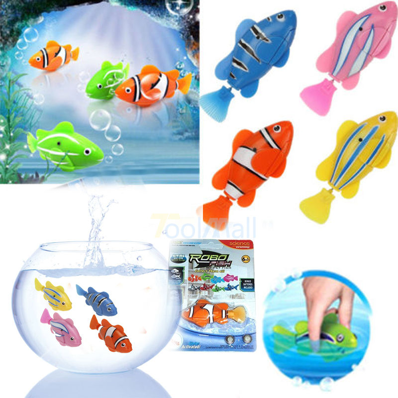 Set 3 / 5 / 10 Pestisori Robo Fish pentru copii