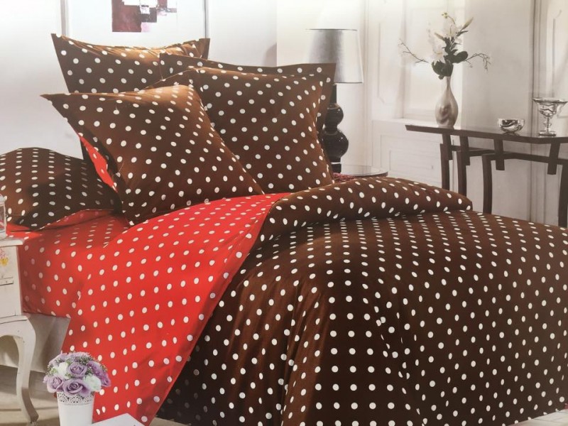 Made in Romania. Set lenjerie de pat din bumbac 4 piese