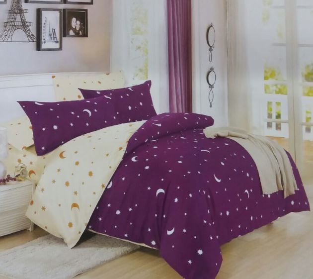 Made in Romania. Set lenjerie de pat din bumbac 4 piese