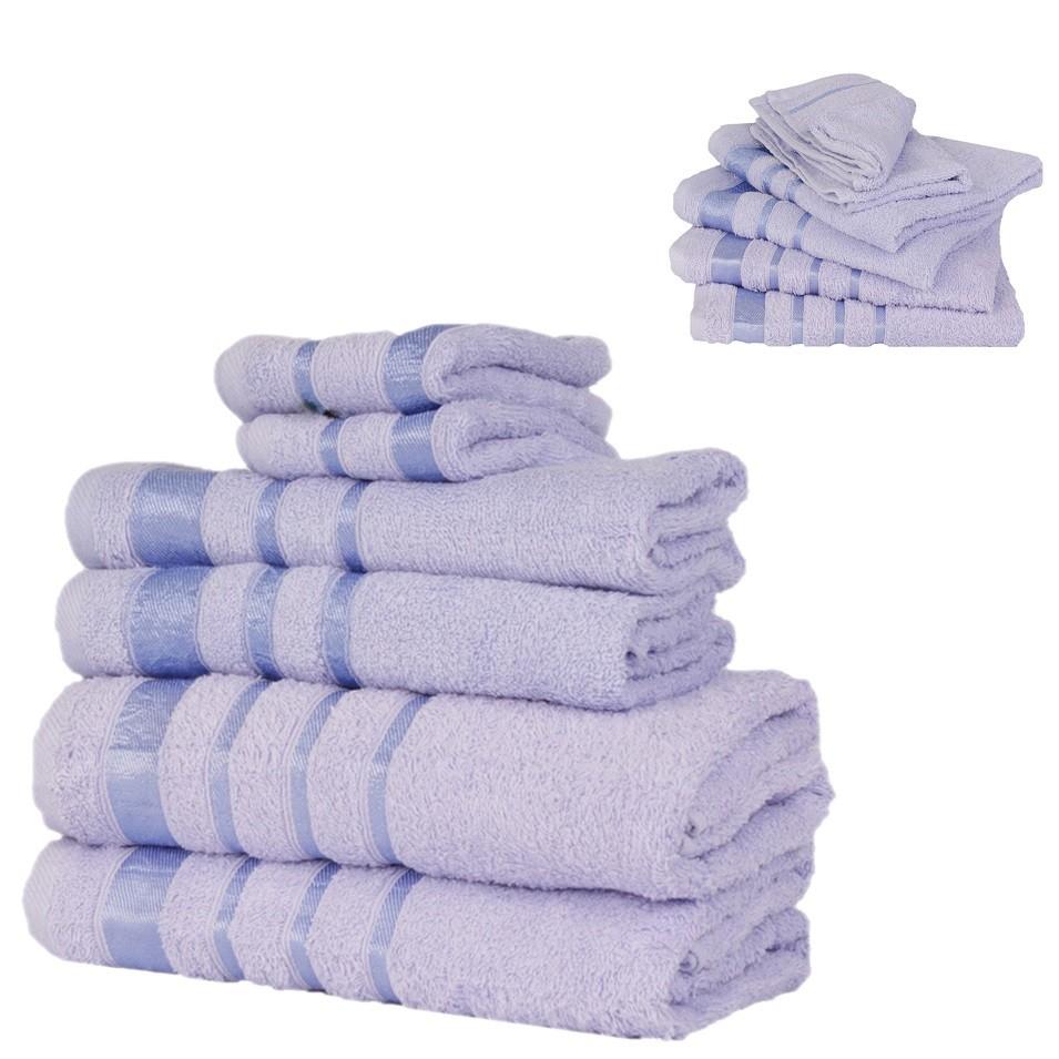 Set 6 prosoape 100% bumbac Azad Pakistan, densitate 400 gr/mp
