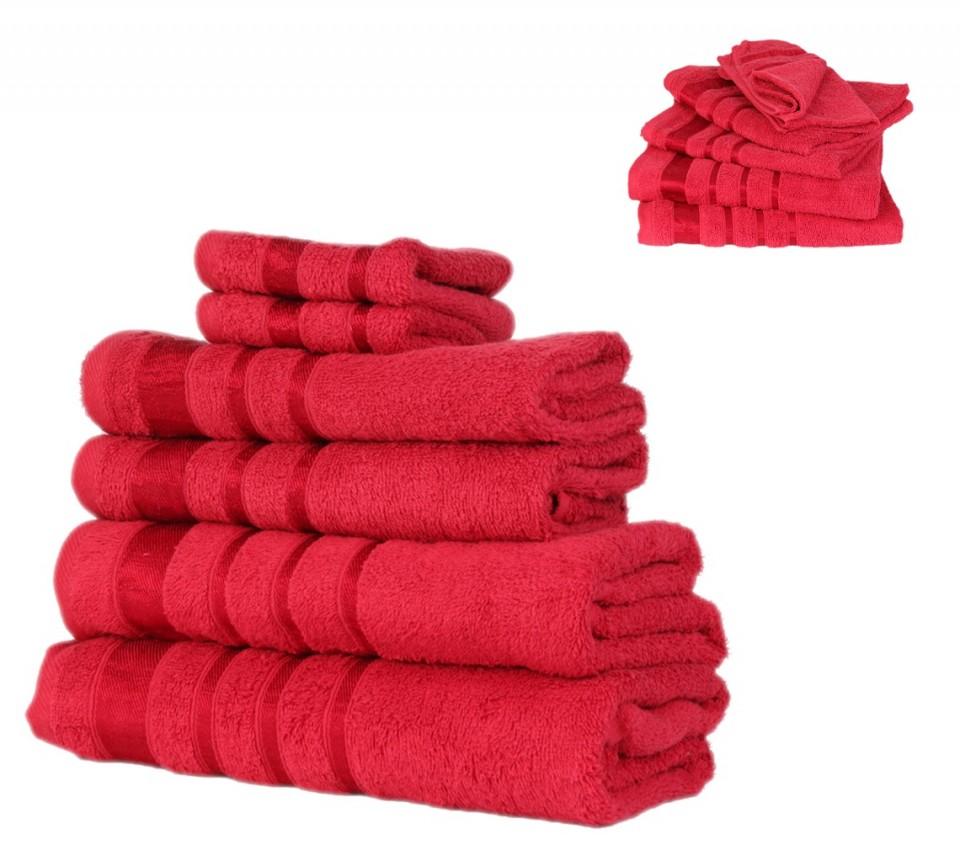 Set 6 prosoape 100% bumbac Azad Pakistan, densitate 400 gr/mp