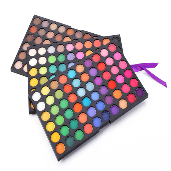 Trusa profesionala de machiaj cu 180 nuante mate si sidefate 