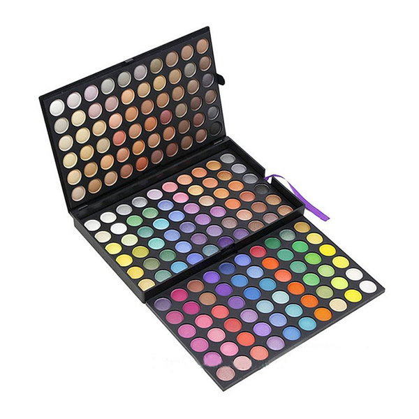 Trusa profesionala de machiaj cu 180 nuante mate si sidefate 