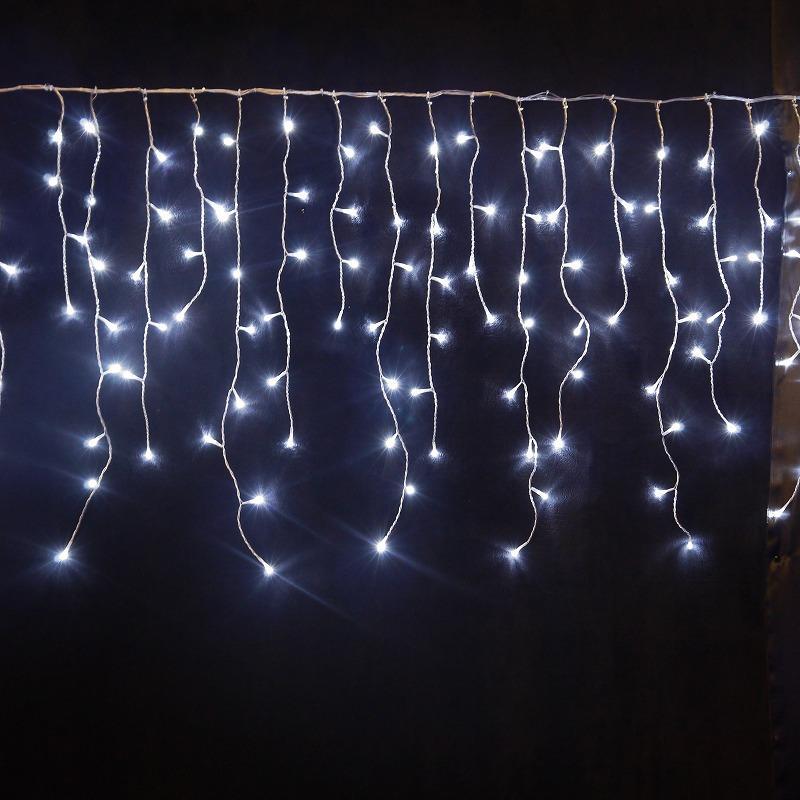 Instalatie pentru Craciun - franjuri, cu LED-uri tip turturi, 12 metri
