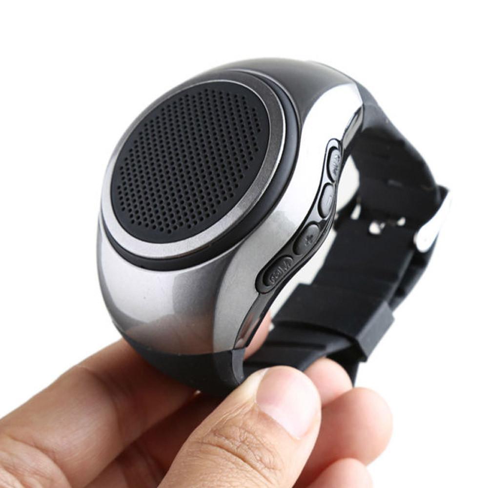 Boxa portabila in forma de ceas, functie Bluetooth, Micro SD, Radio, Handsfree