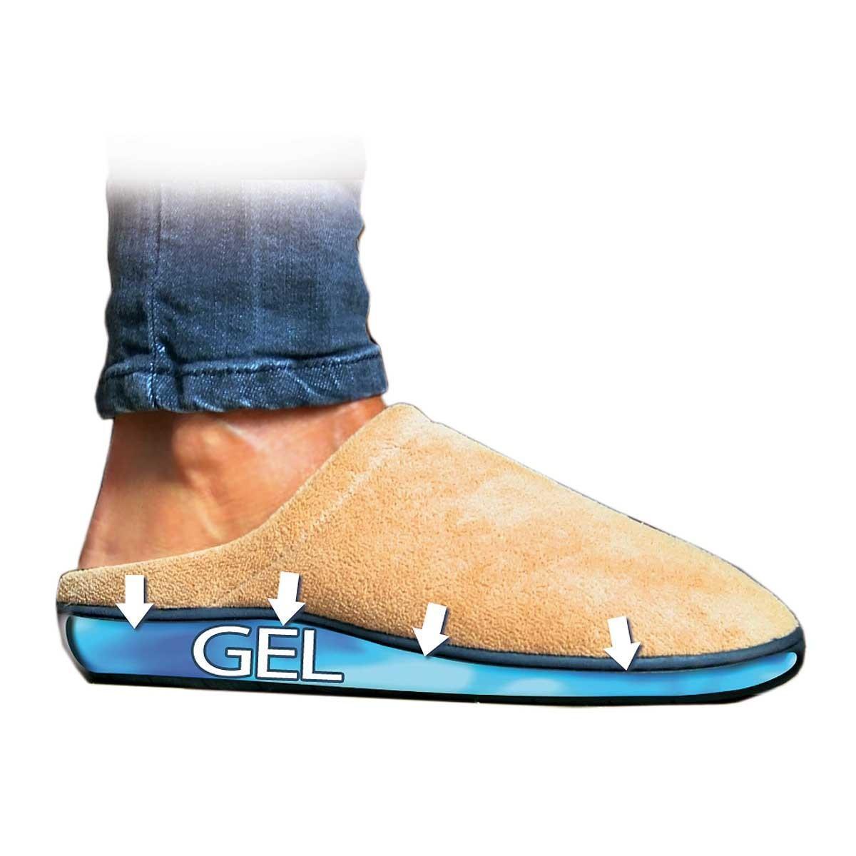 Papuci de casa cu Gel Slippers si talpa Relax Gel antioboseala