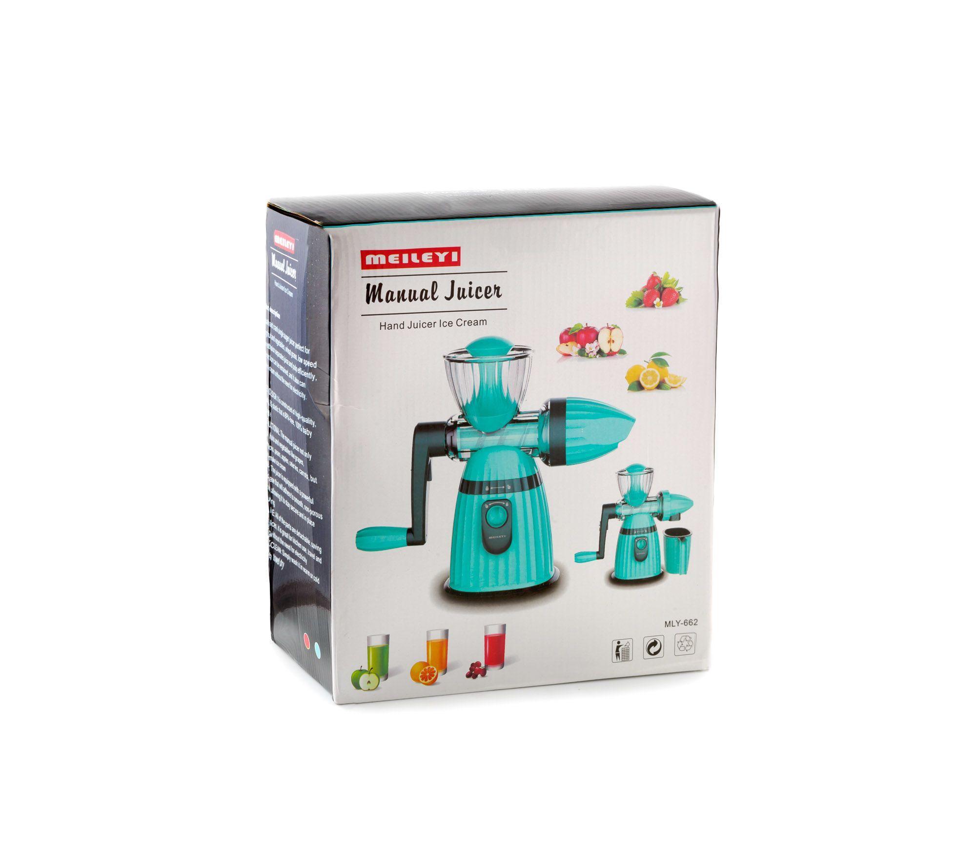 Storcator manual prin presare la rece - frunze, fructe, legume