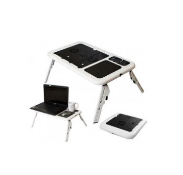 Masa laptop E-Table cu 2 ventilatoare si picioare reglabile