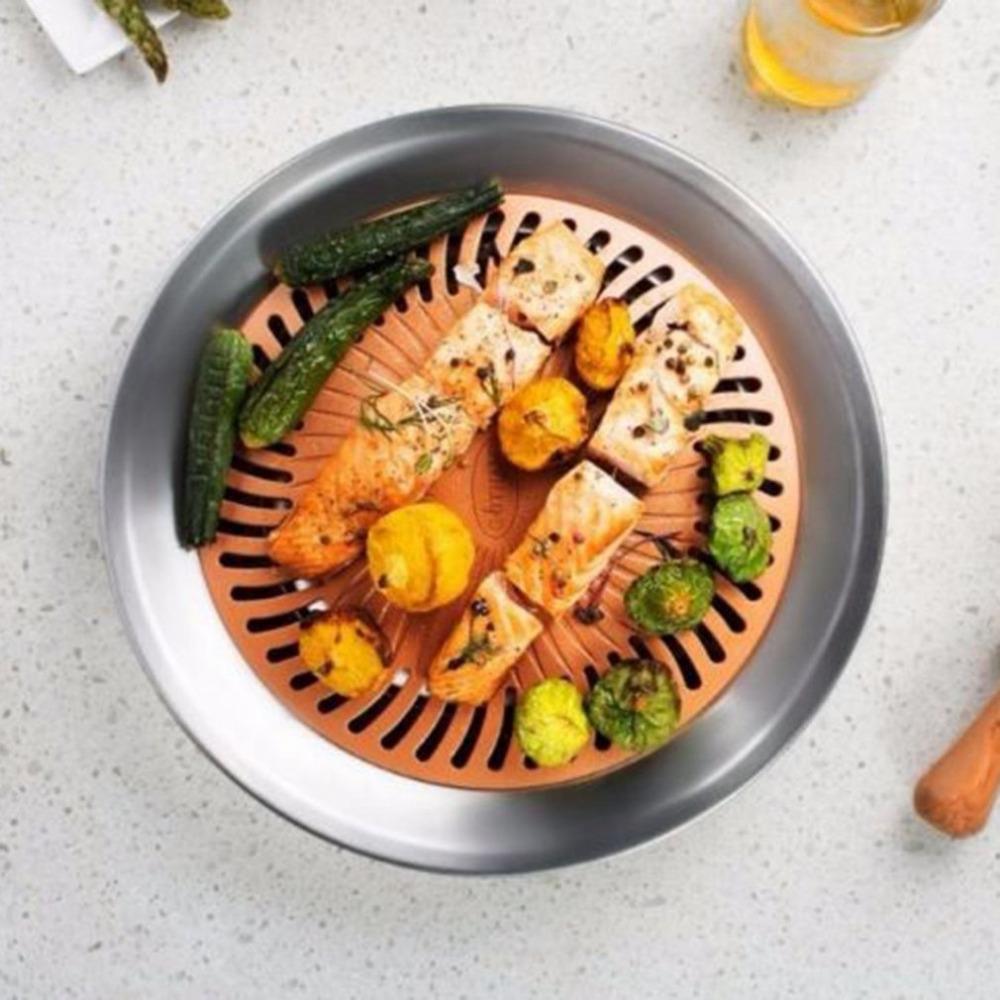 Gratar pentru aragaz cu suprafata ceramica Gotham Steel Non Stick