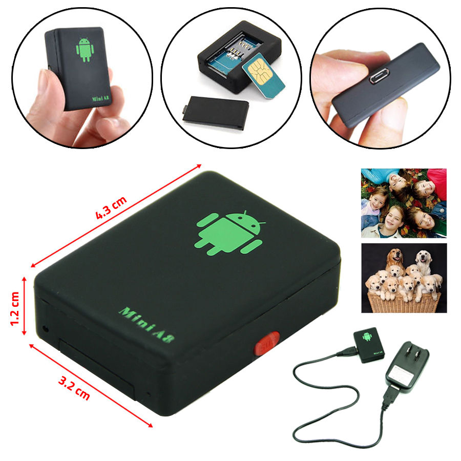 Dispozitiv de urmarire audio GPS Mini A8 cu microfon spion