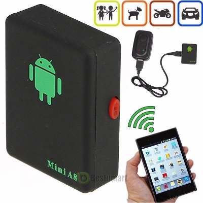 Dispozitiv de urmarire audio GPS Mini A8 cu microfon spion