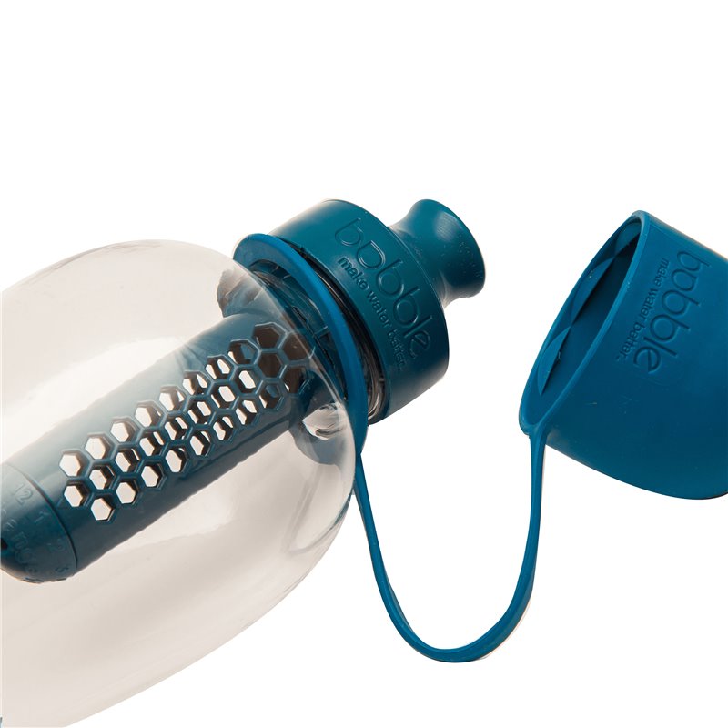Sticla cu infuzor fructe si filtru de carbon Bobble 590 ml