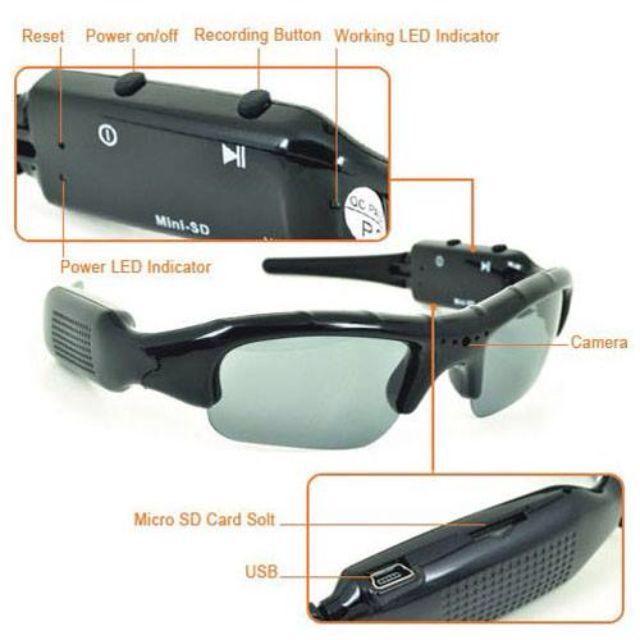 Ochelari de soare cu camera video incorporata