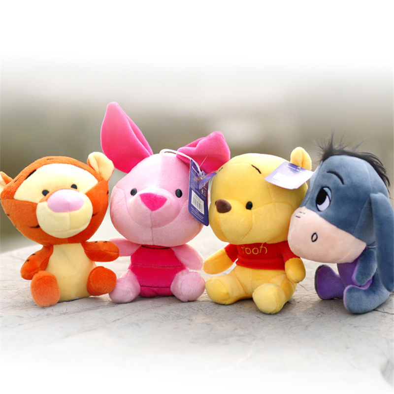 Set 4 jucarii de plus Winnie the Pooh